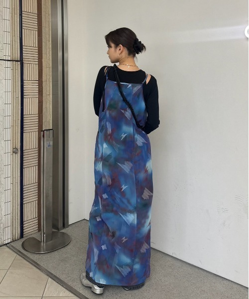 AMERI VINTAGE 2WAY BLUR SCENERY LONG TOP - メルカリ