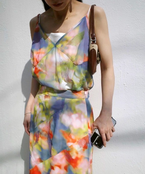 2WAY BLUR SCENERY LONG TOP（Tシャツ/カットソー）｜Ameri