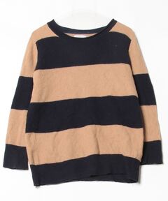 ブランド古着】Chenille Sweater シェニールボーダーニット