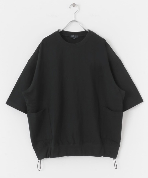 ITEMS URBANRESEARCH（アイテムズ アーバンリサーチ）の「サイドストレージ半袖ポンチTops（Tシャツ/カットソー・メンズ・カーキ/ダークグレー/ベージュ/ブラック・MEDIUM/LARGE）」の16枚目の写真
