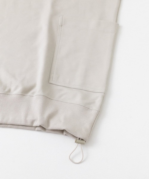 ITEMS URBANRESEARCH（アイテムズ アーバンリサーチ）の「サイドストレージ半袖ポンチTops（Tシャツ/カットソー・メンズ・カーキ/ダークグレー/ベージュ/ブラック・MEDIUM/LARGE）」の14枚目の写真