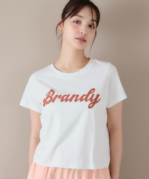 coca（coca）（コカ）の「OE天竺コンパクトロゴプリントTシャツ（Tシャツ/カットソー・レディース・ホワイト/ライトブルー/グレー/イエロー・S/L/M）」の2枚目の写真