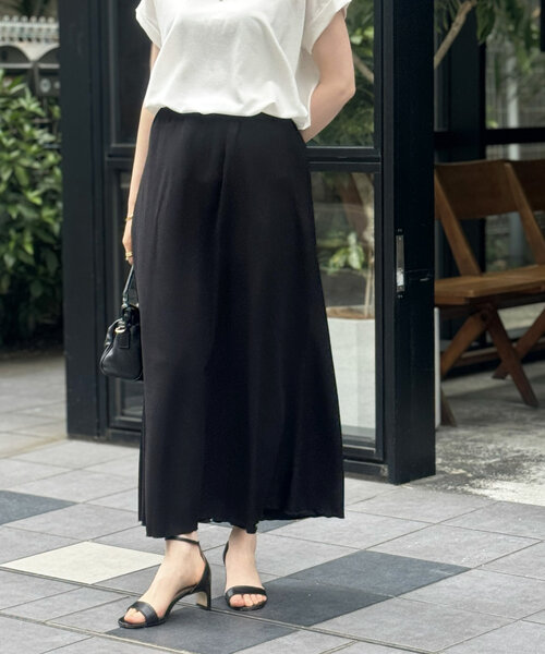 LIVETART（リヴェタート）の「バックテールニドムスカート（スカート・レディース・ベージュ/ブラック・0/1）」の17枚目の写真