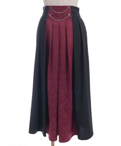 axes femme（アクシーズファム）の「ジャカード×プリーツスカート（スカート・レディース・ネイビー/グリーン/ブラック/ダークグリーン・FREE）」の19枚目の写真