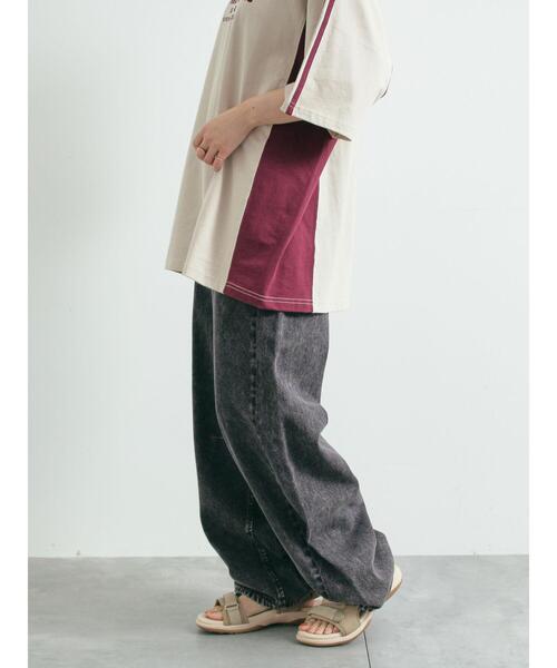 SM2（エスエムツー）の「デニムバレルパンツ（その他パンツ・レディース・ブラック/サックスブルー・M/L）」の8枚目の写真