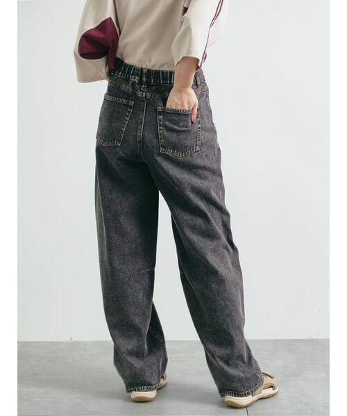 SM2（エスエムツー）の「デニムバレルパンツ（その他パンツ・レディース・ブラック/サックスブルー・M/L）」の11枚目の写真