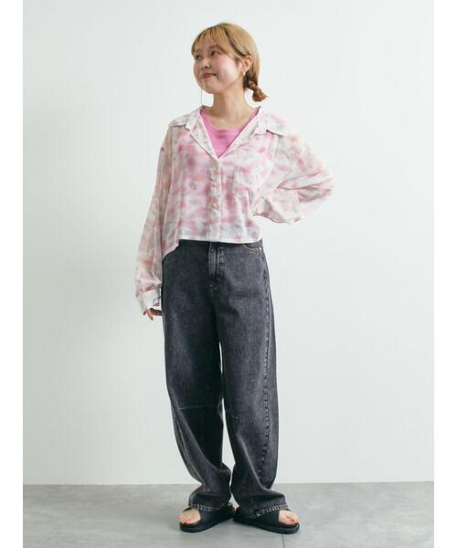 SM2（エスエムツー）の「デニムバレルパンツ（その他パンツ・レディース・ブラック/サックスブルー・M/L）」の18枚目の写真