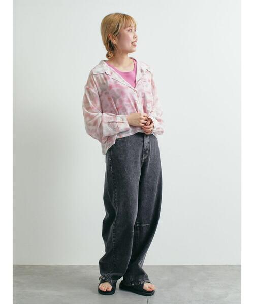 SM2（エスエムツー）の「デニムバレルパンツ（その他パンツ・レディース・ブラック/サックスブルー・M/L）」の19枚目の写真