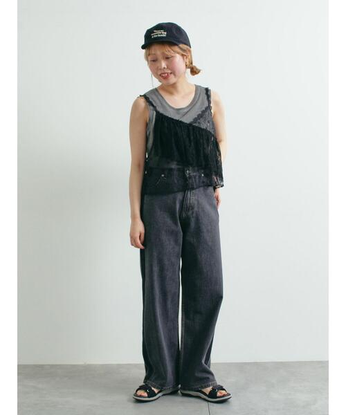 SM2（エスエムツー）の「デニムバレルパンツ（その他パンツ・レディース・ブラック/サックスブルー・M/L）」の20枚目の写真