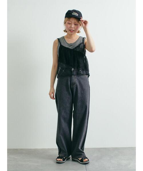 SM2（エスエムツー）の「デニムバレルパンツ（その他パンツ・レディース・ブラック/サックスブルー・M/L）」の22枚目の写真