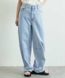 デニムバレルパンツ
