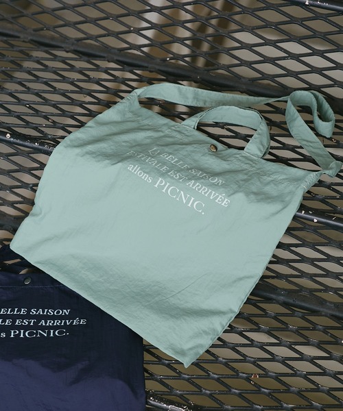 ROPE' PICNIC（ロペピクニック）の「【A4対応・撥水】 2WAYマルシェトートバッグ（トートバッグ・レディース・レッド/ブラウン系その他3/ブルー系その他4/ネイビー/キナリ・FREE）」の5枚目の写真