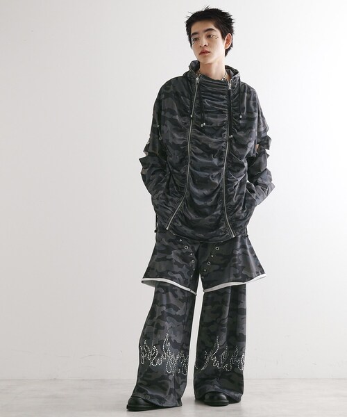 tk.TAKEO KIKUCHI（ティーケータケオキクチ）の「K’PJT by AOI 『Lightweight Pants』（その他パンツ・メンズ・ブラック系/ブラック・88/66）」の22枚目の写真