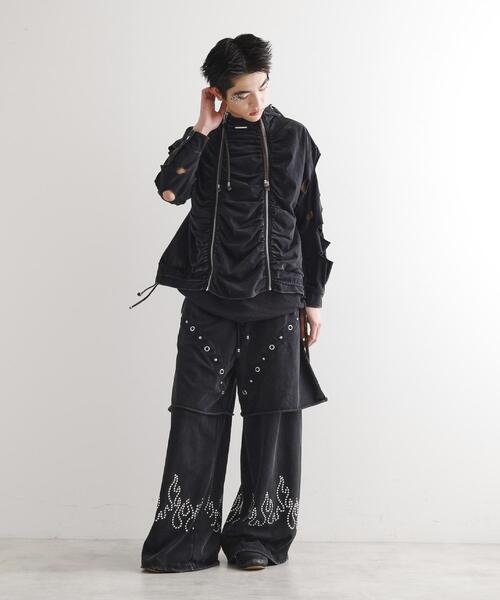 tk.TAKEO KIKUCHI（ティーケータケオキクチ）の「K’PJT by AOI 『Lightweight Pants』（その他パンツ・メンズ・ブラック系/ブラック・88/66）」の3枚目の写真