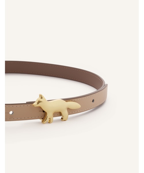 Maison Kitsune（メゾンキツネ）の「PROFILE FOX REVERSIBLE BELT（ベルト・レディース・ダークウッド/ベージュ系その他・75/80/85）」の8枚目の写真