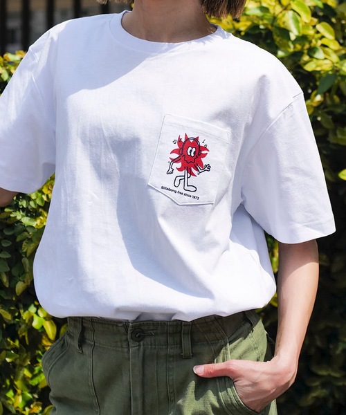 BILLABONG（ビラボン）の「BILLABONG メンズ FUN GHI Tシャツ 【2025年春夏モデル】/ビラボンバックプリント半袖Tシャツ（Tシャツ/カットソー・メンズ・パープル系その他/ホワイト/ブラック・MEDIUM/X-LARGE/LARGE）」の2枚目の写真