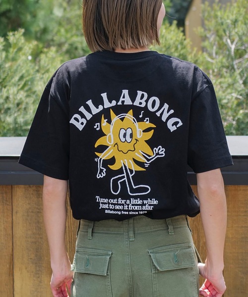 BILLABONG（ビラボン）の「BILLABONG メンズ FUN GHI Tシャツ 【2025年春夏モデル】/ビラボンバックプリント半袖Tシャツ（Tシャツ/カットソー・メンズ・パープル系その他/ホワイト/ブラック・MEDIUM/X-LARGE/LARGE）」の3枚目の写真