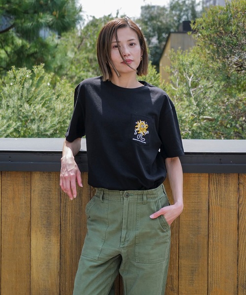 BILLABONG（ビラボン）の「BILLABONG メンズ FUN GHI Tシャツ 【2025年春夏モデル】/ビラボンバックプリント半袖Tシャツ（Tシャツ/カットソー・メンズ・パープル系その他/ホワイト/ブラック・MEDIUM/X-LARGE/LARGE）」の7枚目の写真