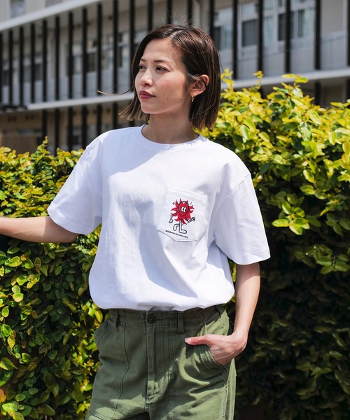 BILLABONG（ビラボン）の「BILLABONG メンズ FUN GHI Tシャツ 【2025年春夏モデル】/ビラボンバックプリント半袖Tシャツ（Tシャツ/カットソー・メンズ・パープル系その他/ホワイト/ブラック・MEDIUM/X-LARGE/LARGE）」の14枚目の写真