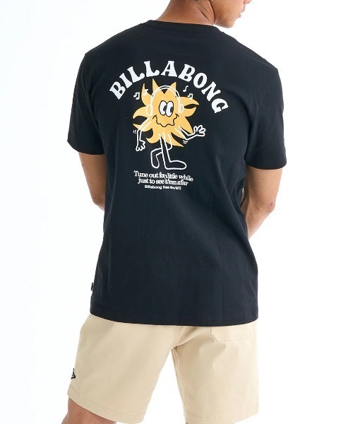 BILLABONG（ビラボン）の「BILLABONG メンズ FUN GHI Tシャツ 【2025年春夏モデル】/ビラボンバックプリント半袖Tシャツ（Tシャツ/カットソー・メンズ・パープル系その他/ホワイト/ブラック・MEDIUM/X-LARGE/LARGE）」の10枚目の写真