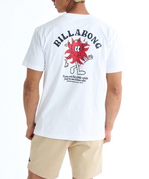 BILLABONG（ビラボン）の「BILLABONG メンズ FUN GHI Tシャツ 【2025年春夏モデル】/ビラボンバックプリント半袖Tシャツ（Tシャツ/カットソー・メンズ・パープル系その他/ホワイト/ブラック・MEDIUM/X-LARGE/LARGE）」の18枚目の写真