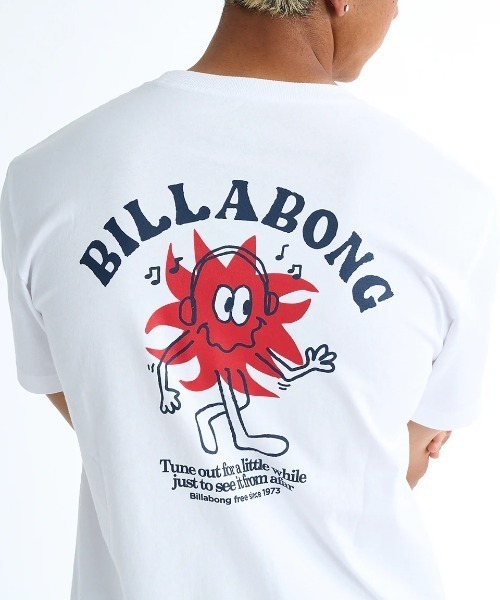 BILLABONG（ビラボン）の「BILLABONG メンズ FUN GHI Tシャツ 【2025年春夏モデル】/ビラボンバックプリント半袖Tシャツ（Tシャツ/カットソー・メンズ・パープル系その他/ホワイト/ブラック・MEDIUM/X-LARGE/LARGE）」の19枚目の写真