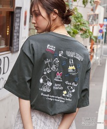 SNOOPY（スヌーピー）の「【PEANUTS / SNOOPY】別注 ピーナッツ スヌーピー ヴィンテージプリント オーバーサイズ半袖Tシャツ（Tシャツ/カットソー）」