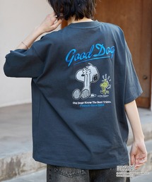 SNOOPY（スヌーピー）の「【PEANUTS / SNOOPY】別注 ピーナッツ スヌーピー ヴィンテージプリント オーバーサイズ半袖Tシャツ（Tシャツ/カットソー）」
