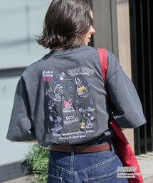 SNOOPY（スヌーピー）の「【PEANUTS / SNOOPY】別注 ピーナッツ スヌーピー ヴィンテージプリント オーバーサイズ半袖Tシャツ（Tシャツ/カットソー）」