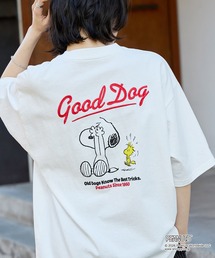 SNOOPY（スヌーピー）の「【PEANUTS / SNOOPY】別注 ピーナッツ スヌーピー ヴィンテージプリント オーバーサイズ半袖Tシャツ（Tシャツ/カットソー）」