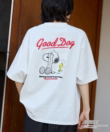 SNOOPY（スヌーピー）の「【PEANUTS / SNOOPY】別注 ピーナッツ スヌーピー ヴィンテージプリント オーバーサイズ半袖Tシャツ（Tシャツ/カットソー）」