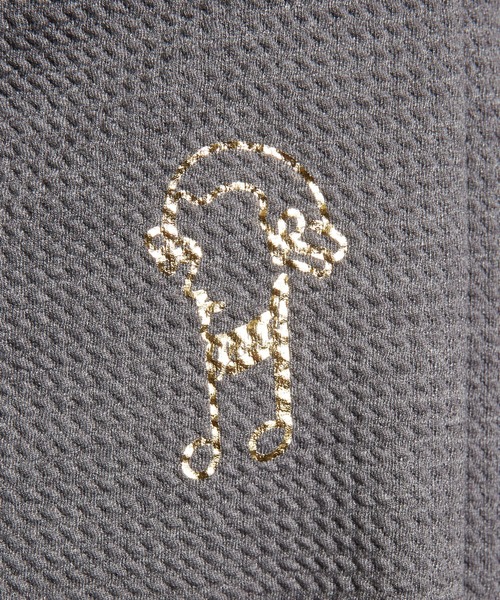 gomme（ゴム）の「フライトジャージー　リラックスパンツ（スウェットパンツ・レディース・グレー/ネイビー/ブラック・MEDIUM）」の20枚目の写真