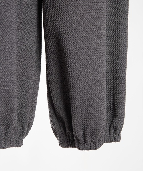 gomme（ゴム）の「フライトジャージー　リラックスパンツ（スウェットパンツ・レディース・グレー/ネイビー/ブラック・MEDIUM）」の22枚目の写真