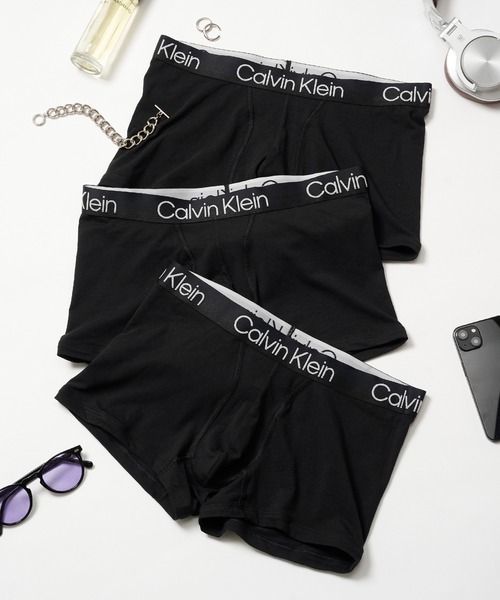 【Mサイズ】カルバンクライン ボクサーパンツ ブラック 3枚セット NB3528 Calvin Klein カルバンクライン ボクサーパンツ アンダーウエア
