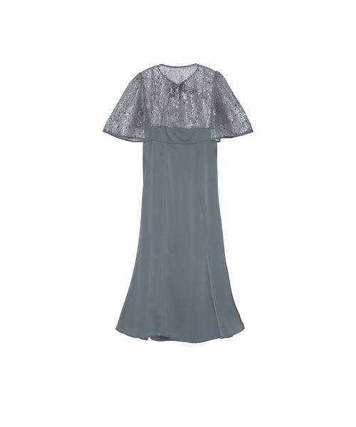 セール】【LEJA】スパンコールビジューボレロマーメイドドレス