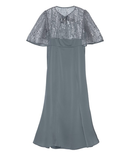 セール】【LEJA】スパンコールビジューボレロマーメイドドレス