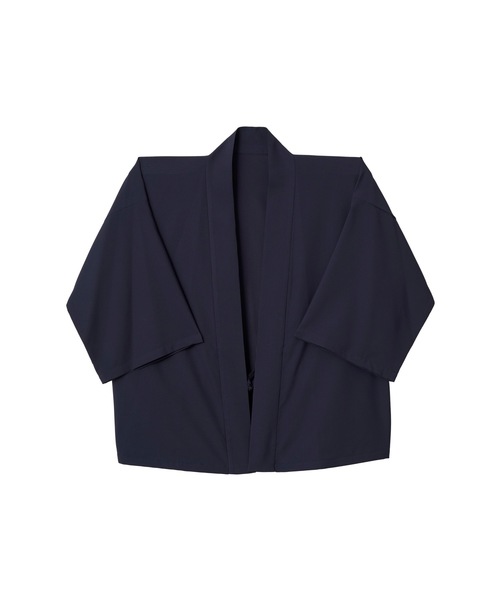 和ROBE（ワローブ）の「DOT AIR HANTEN TECH（カーディガン/ボレロ・メンズ・ダークグレー/ダークネイビー/ブラック・2/3）」の6枚目の写真