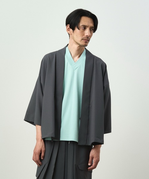 和ROBE（ワローブ）の「DOT AIR HANTEN TECH（カーディガン/ボレロ・メンズ・ダークグレー/ダークネイビー/ブラック・2/3）」の21枚目の写真