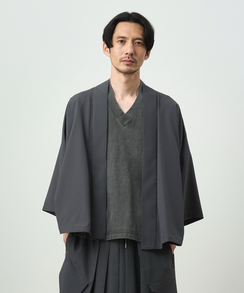 和ROBE（ワローブ）の「DOT AIR HANTEN TECH（カーディガン/ボレロ・メンズ・ダークグレー/ダークネイビー/ブラック・2/3）」の19枚目の写真