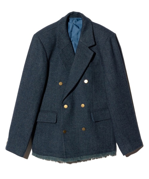 glamb ウールテーラージャケット Damage Tailored Jacket / ダメージテーラードジャケット