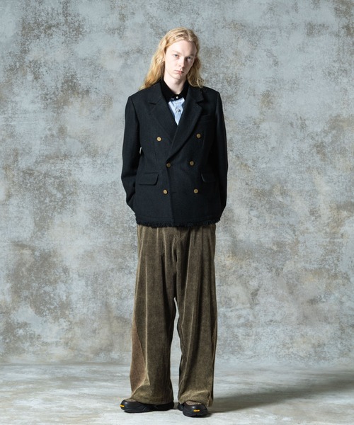 glamb（グラム）の「Damage Tailored Jacket / ダメージテーラードジャケット（テーラードジャケット・メンズ・ネイビー/グレー/ブラック・S/M/L）」の10枚目の写真