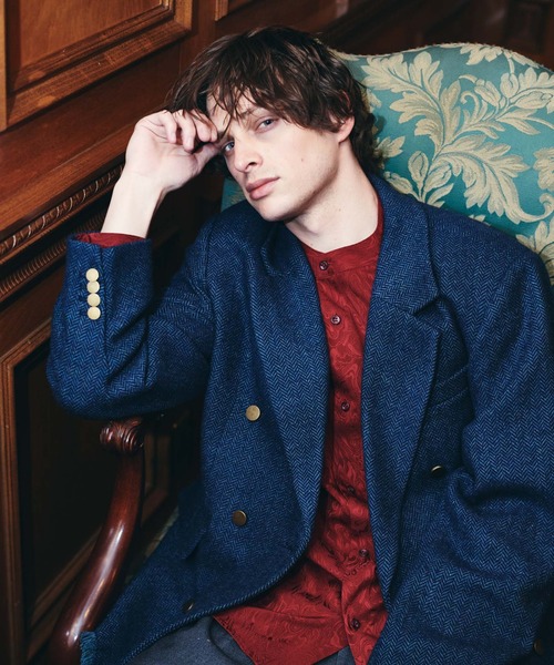 glamb（グラム）の「Damage Tailored Jacket / ダメージテーラードジャケット（テーラードジャケット・メンズ・ネイビー/グレー/ブラック・S/M/L）」の17枚目の写真