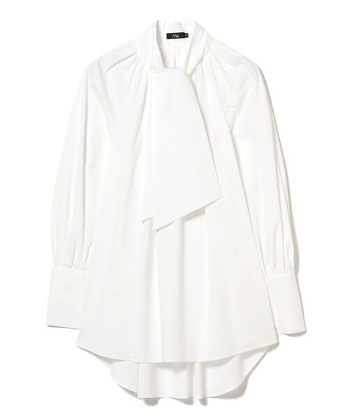 EFFE BEAMS(エッフェビームス)の「M・fil / ショートボウタイ ブラウス(シャツ/ブラウス・レディース・ホワイト・36/38)」の7枚目の写真