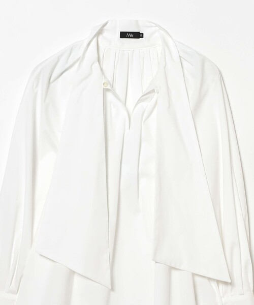 EFFE BEAMS(エッフェビームス)の「M・fil / ショートボウタイ ブラウス(シャツ/ブラウス・レディース・ホワイト・36/38)」の8枚目の写真