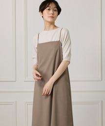 I.T.'S international（イッツインターナショナル）の「ファンマーツイルストレッチ Aラインキャミワンピース（ワンピース）」