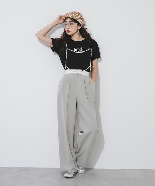 bohmal（ボマール）の「パール＆ビーズハーネス（キャミソール・レディース・シルバー/ホワイト・FREE）」の19枚目の写真