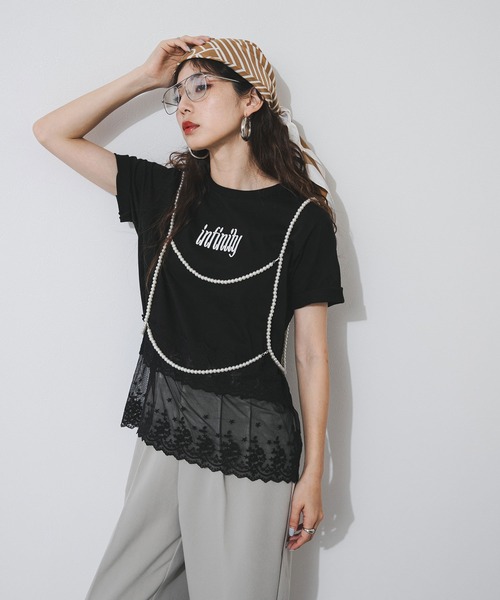 bohmal（ボマール）の「パール＆ビーズハーネス（キャミソール・レディース・シルバー/ホワイト・FREE）」の20枚目の写真