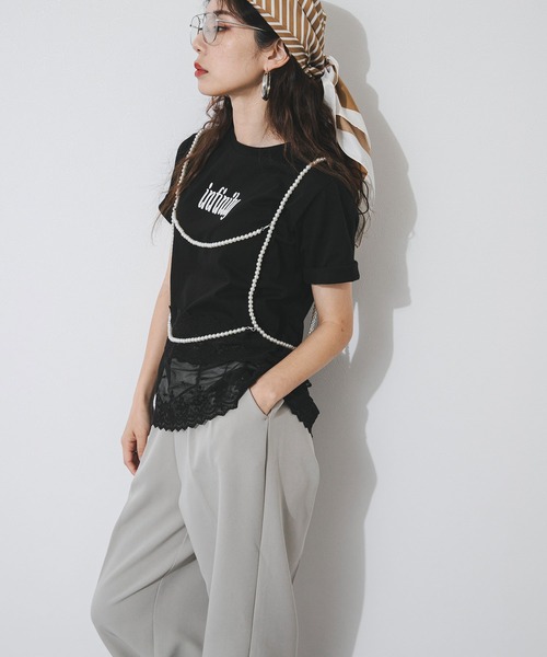 bohmal（ボマール）の「パール＆ビーズハーネス（キャミソール・レディース・シルバー/ホワイト・FREE）」の21枚目の写真