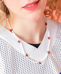 ankoROCK（アンコロック）の「an meets zakka ガラスチェリーミックスアクリルビーズネックレス(40㎝)（ネックレス・メンズ）」