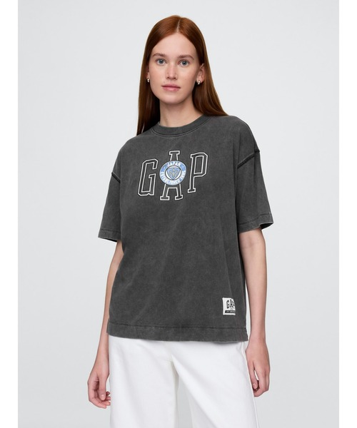 日本未入荷 CHUU★90’sロゴオーバーサイズTシャツ 男っぽいロゴ オーバーサイズTシャツ（レディース） - PACIFIC